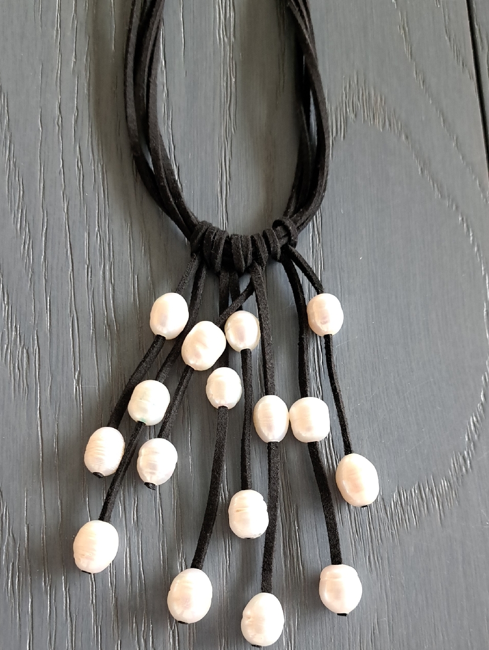 Boho Real Pearl Necklace, New